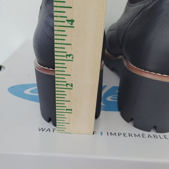 NEW AQUA COLLEGE WOMENS DREAM ZIP BOOTIES BLACK NUBUCK 10M - Picture 5 of 11